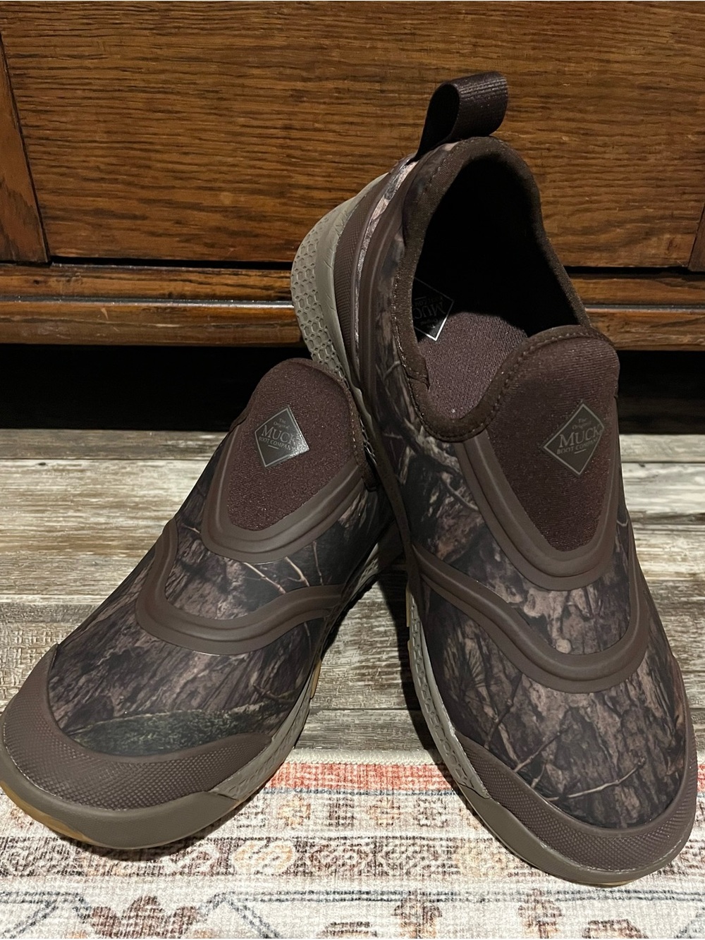 Men's Muck Waterproof Camo Slip-On